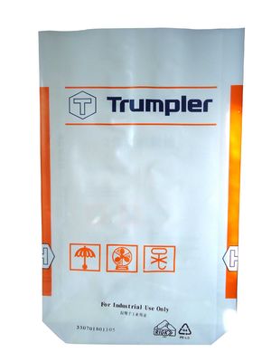 ซื้อ Side-gusset Block ถุง PE valve ล่างสำหรับบรรจุเป็นก้อนความจุสูงสุด 110LBS online manufacture