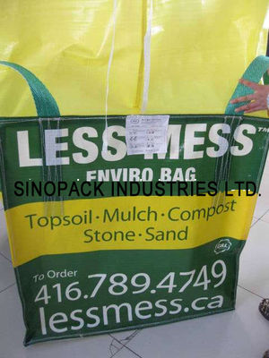 ซื้อ กระโปรงสิ่งแวดล้อมขนาดใหญ่ด้านบนถุงเคลือบ BOPP สำหรับเมล็ดพืชเกษตร online manufacture