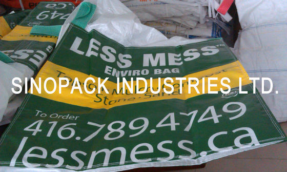 ซื้อ U แผงรูป FIBC 4 แผงพิมพ์ถุงพลาสติก BOPP เปิดด้านบนเต็ม online manufacture