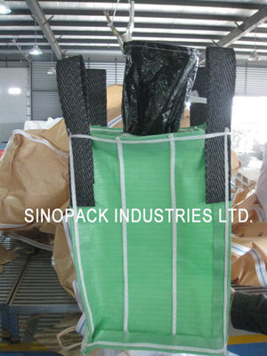 ซื้อ ผงบรรจุแผงยุ่งเหยิงถุง 1000KGS ของ 100% บริสุทธิ์ PP ผ้าสีเขียว online manufacture