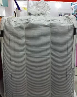 ซื้อ สายดิน PP FIBC ถุงใหญ่เก็บเป็นสื่อกระแสไฟฟ้าสีขาว 2205lbs online manufacture