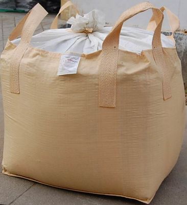 ซื้อ FIBC กระเป๋าขยะทรงกลมแบบไขว้เข้ามุมพร้อมกระโปรงด้านบนสำหรับผงเหล็ก online manufacture