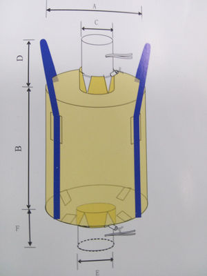 ซื้อ ถุงใหญ่พับเก็บได้ทนความชื้น FIBC PP เป็นกลุ่มสำหรับแร่ online manufacture